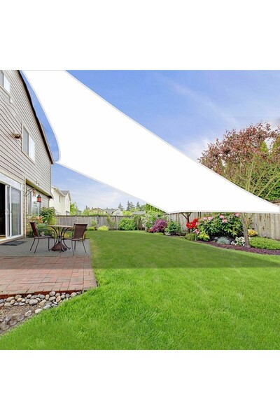 PROCART Copertină cu protecție UV, suprafață impermeabilă 4x4 m, densitate polietilenă 180 g/m2