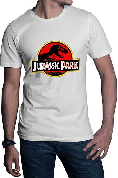 OEM Tricou barbati Jurassic Park Logo Dinossaurs