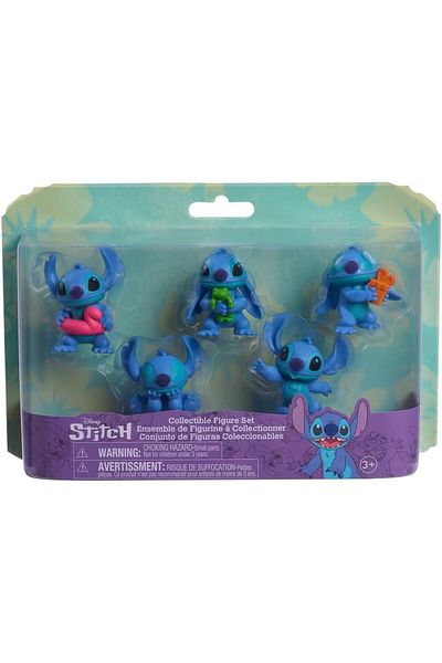 Disney Stitch 5-Pack Collectible Mini Figure Set 46287