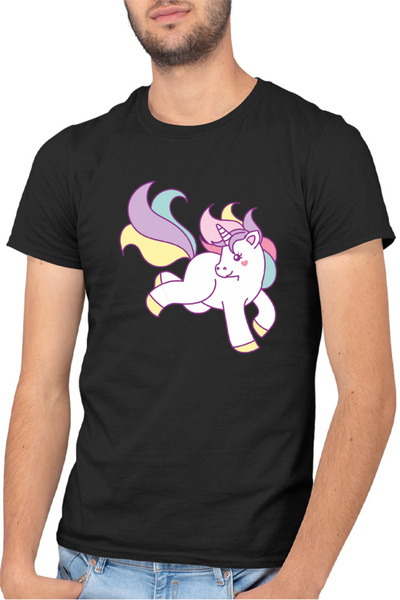 OEM Tricou barbati Unicorn Squad Happy Beautiful Rainbow