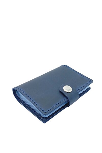 CRONDER محفظة حامل بطاقات من الجلد الطبيعي للرجال والنساء - جيب شفاف - صناعة ...