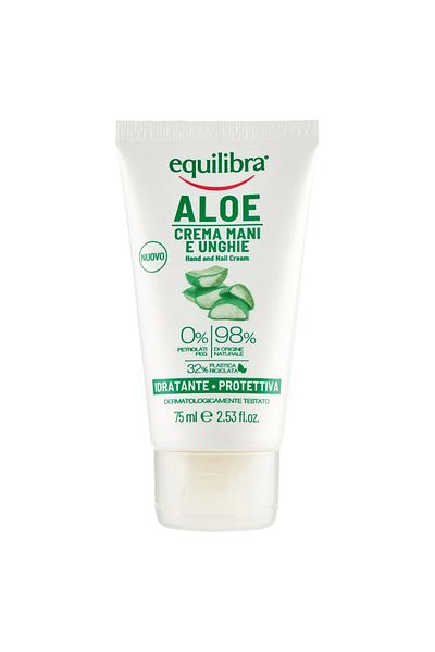 Equilibra Crema Pentru Maini Si Unghii, Continut Ridicat De Aloe Vera, Efect Protector Si Hidratant, 75 ml