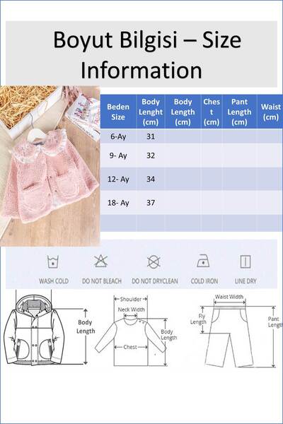 Babymod Welsoft Winter Baby Girl Coat Cardigan