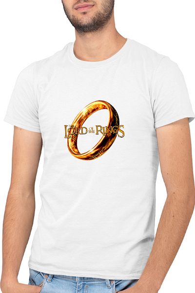 OEM Tricou barbati Lord of the Rings Logo Action Legend Hobbit Elf