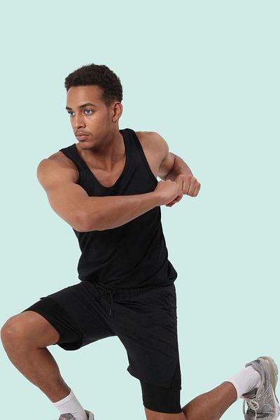 PayBuy Men's Shorts Normal Waist Straight Silhouette Micro Woven Quick Dry Sports Activities Daily Use