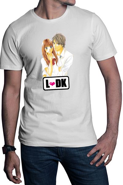 OEM Men's T-shirt LDK Nishimori Shuusei Love Heart School