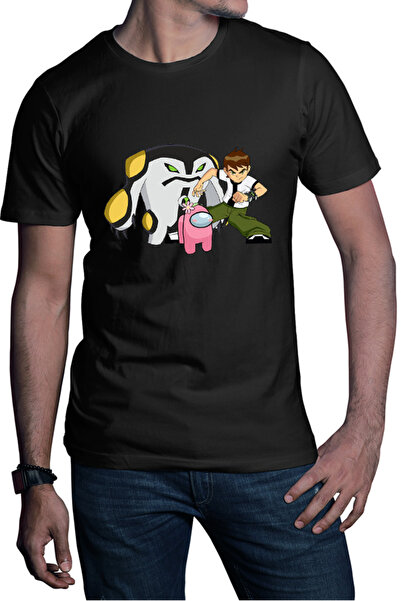 OEM Tricou barbati Among Us Flower Cute Ben 10 Monster Transform Teen