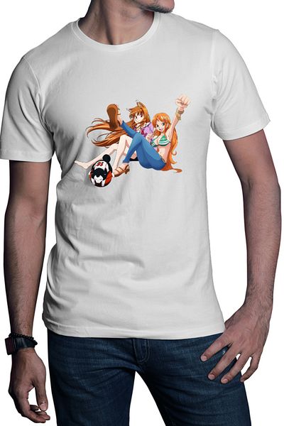 OEM Men's T-shirt Spice and Wolf Holo One Piece Kuroko no Basket