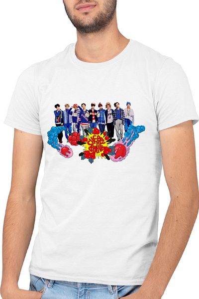 OEM Men's T-shirt NCT Cherry Bomb Sweets Campaign Concept Visuals