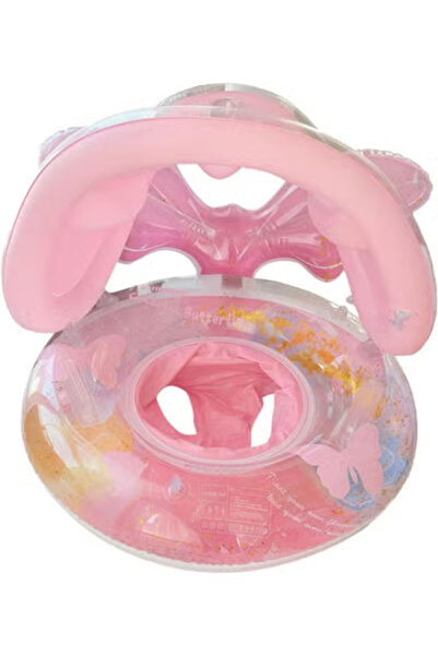 Fun Moment عوامة سباحة قابلة للنفخ مع مظلة