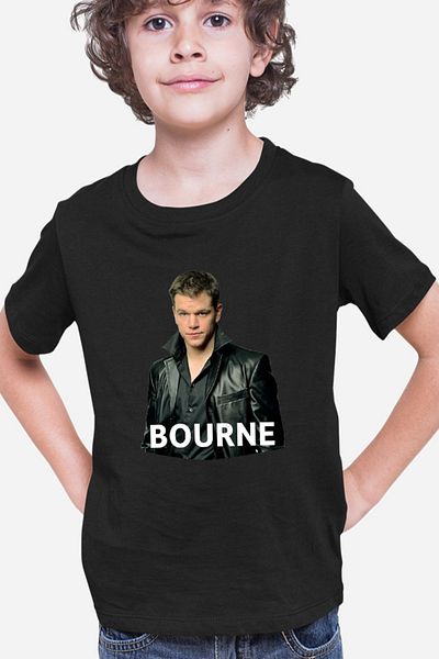 OEM Tricou copii Bourne Matt Damon Celebrity Identity Theatrical Films