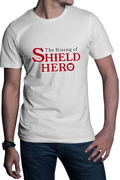 OEM Tricou barbati Rising of the Shield Hero Logo Isekai Anime Weeb
