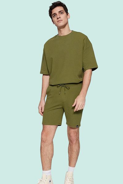 PayBuy Men's Cotton Textured Shorts Regular Waist Pipe Leg Comfortable Casual Styles Summer Must-Have