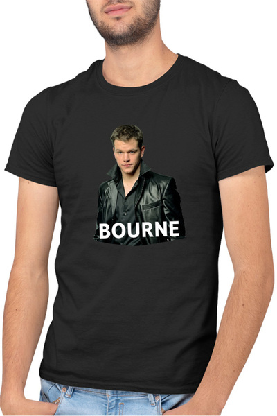 OEM Tricou barbati Bourne Matt Damon Celebrity Identity Theatrical Films