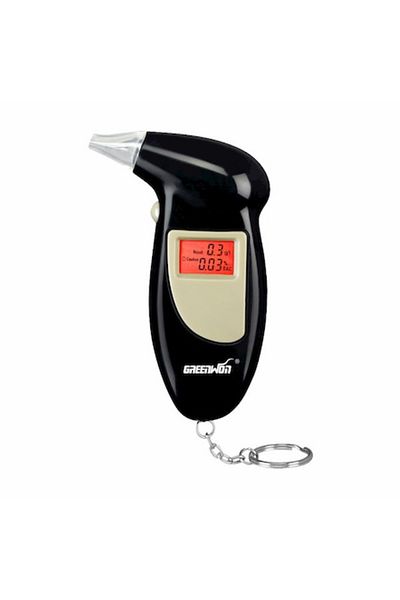 Teox Digital Alcohol Tester with LCD Display, 4 Mouthpieces Included