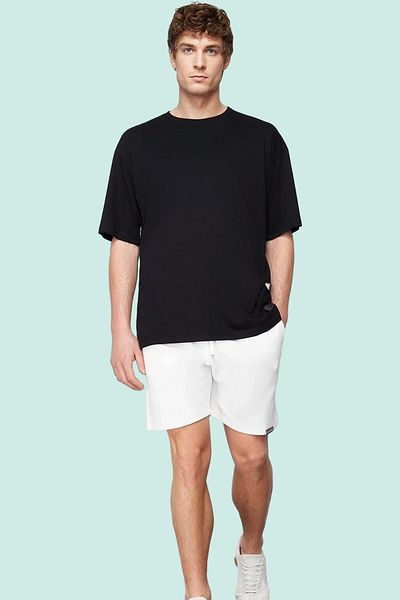 PayBuy Men's Regular Normal Waist Textured Cotton Shorts Comfortable Casual Summer Weekend Durable Material