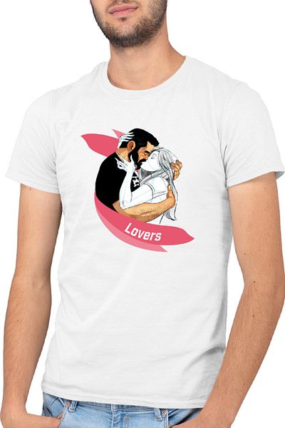 OEM Tricou barbati NFT XOXO Lovers Kiss Hug Kind Pencil Sketch
