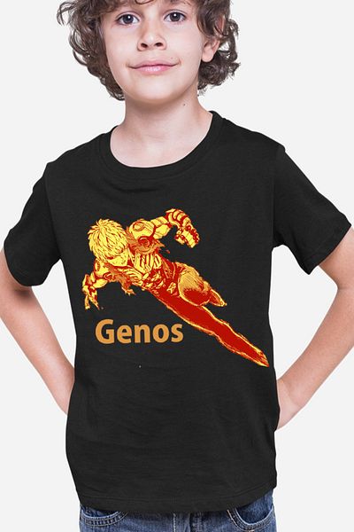 OEM Tricou copii One-Punch Man Genos Robot Android Super Powers