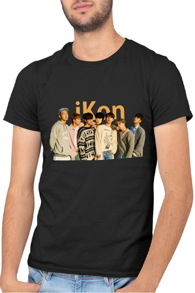 OEM Tricou barbati iKon Group Western Outfit Era ComeBack Live Stage Concert