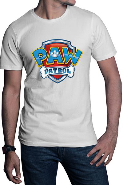 OEM Men's T-shirt Paw Patrol Logo Disney Dogs Protect Humans