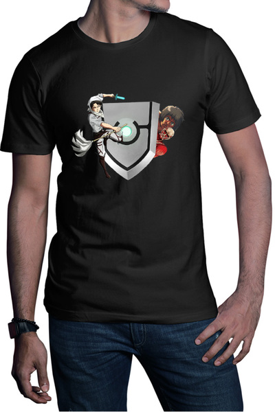 OEM Tricou barbati Rising of the Shield Hero Levi Attack on Titan Collosal Cl...