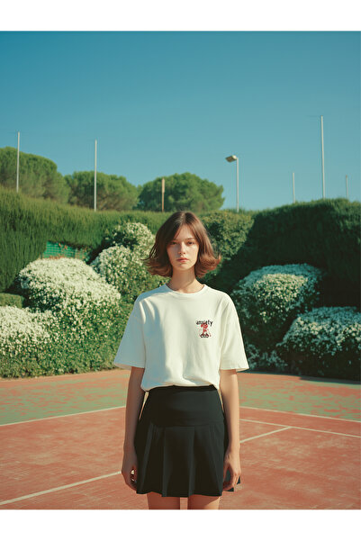 SVART WEAR Μπλουζάκι μεγάλου μεγέθους με σχέδιο Anxiety Club