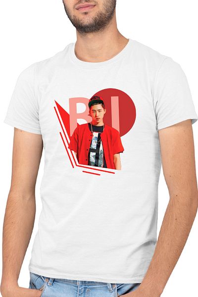 OEM Men's T-shirt iKon B.I. Rapper Korean Singer Kim Han-bin