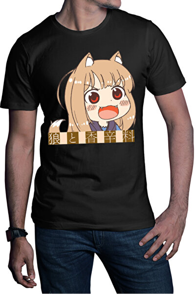 OEM Спайс енд Улф Чиби Холо Супернатурална мъжка тениска