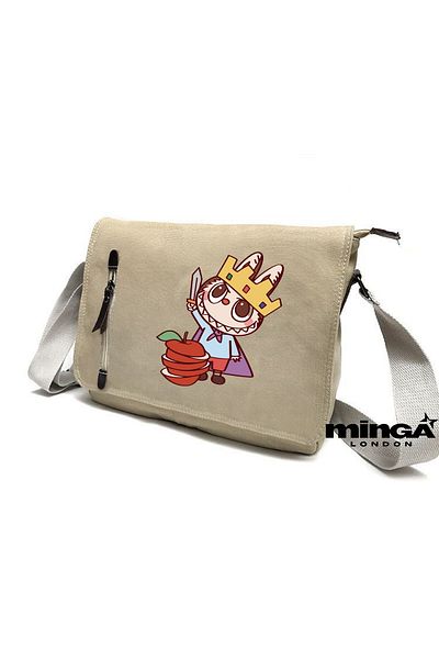 Minga London Beige Labubu King Messenger Bag -Minga London