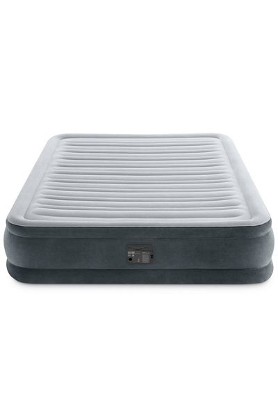 Intex Saltea gonflabilă Comfort-Plush, 137 x 191 x 33 cm, cu compresor încorporat #67768