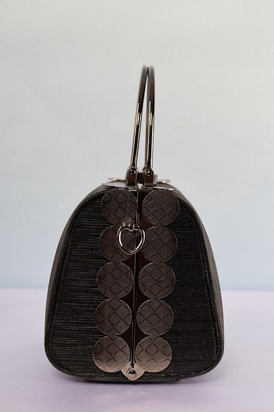 weem bag Elysara Eb0170 |   Cinderella Double Metal Handle Style Portfolio Bag