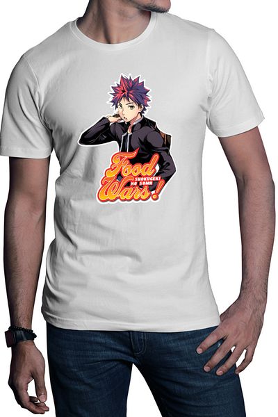 OEM Tricou barbati Food Wars Souma Student Style Action Shokugeki