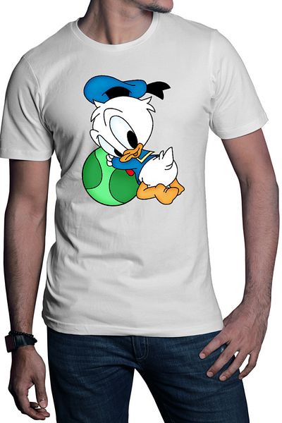 OEM Tricou barbati Donald Duck Kid Chibi Duckling Ball Play