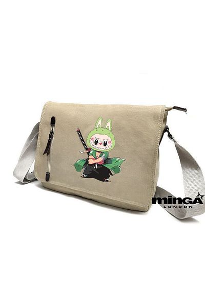 Minga London Bej Labubu Demon Slayer Messenger Bag -Minga London