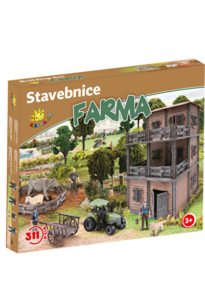 shumee Fermă cu animale - set creativ 311 piese, figurine realiste!