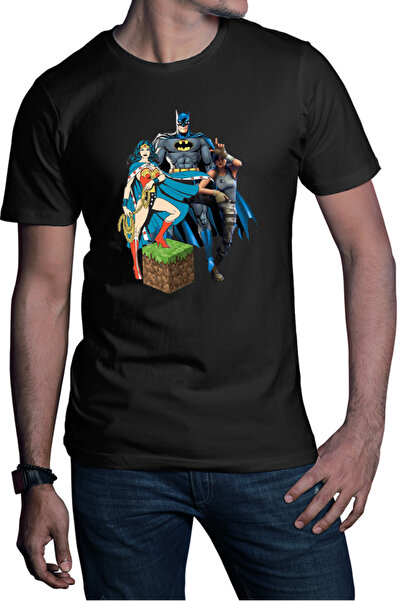 OEM Tricou barbati Wonder Woman Minecraft Grass Cube Batman Fortnite Dance