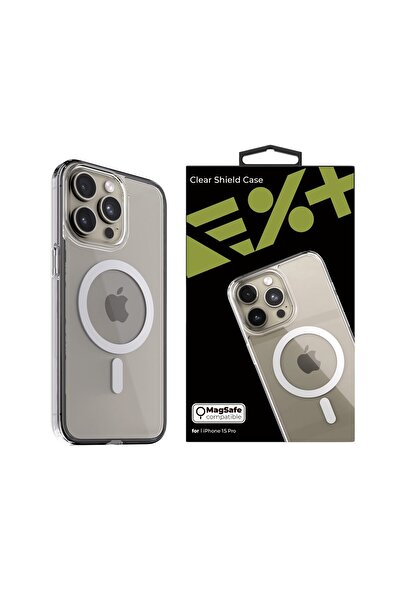 NOA Husa de protectie MagSafe pentru iPhone 15 Pro, Transparent