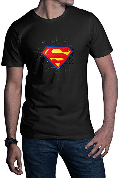 OEM Ανδρικό μπλουζάκι Superman Logo Emblem Legendary Hero