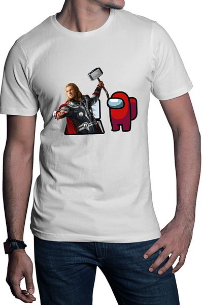 OEM Tricou barbati Thor Among Us Suspicious Vent Hammer Gameplay Puzzle