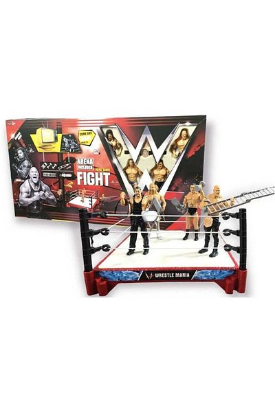 WWE Wrestling Figure Set Toy For Kids Action Figures Models with Ring Ultimate Kane Warrior Power Se