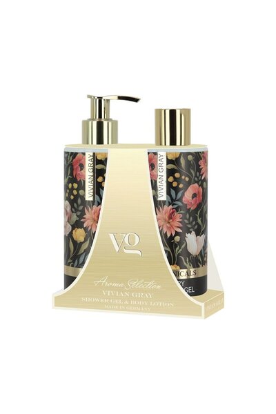Vivian Gray Set cadou Loțiune de corp, Vivian Gray Botanicals, Unisex, 250 ml + Gel de duș 250 ml