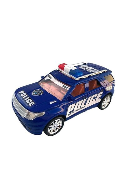 OEM Mașină de poliție de jucărie, plastic, 21x10cm, albastră