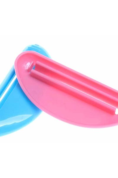 Aptel Set of 2 paint tube squeezers, plastic, blue/pink
