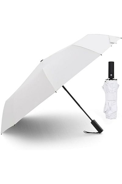 fulina Automatic Open/Close Travel Umbrella,Windproof UV Folding,Portable Lightweight Sun & Rain Umbrellas