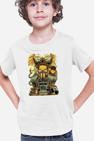 OEM Tricou copii Mad Max Post Apocaliptic Mel Gibson Societal Collapse