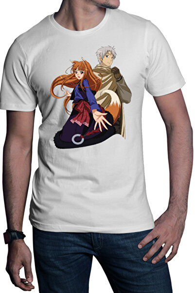 OEM Ανδρικό T-shirt Spice And Wolf Holo Ημέρα του Αγίου Βαλεντίνου Anime