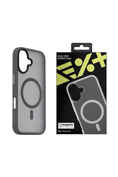 NEXT ONE Carcasă anti-aburire Mist Shield pentru iPhone 16, compatibilă cu MagSafe | Gri