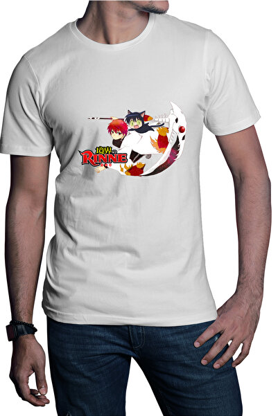 OEM Ανδρικό T-shirt Rin-ne Rin Rokumon Cat Animekage