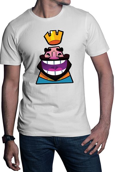 OEM Men's T-shirt Clash Royale Arena Battle Strategy Supercell