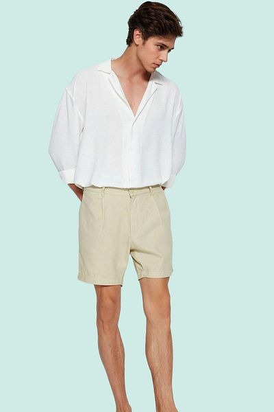 PayBuy Men's Cotton Plain Patterned Shorts Tube Leg Casual Summer Daily Combination Weekend Modern Design
